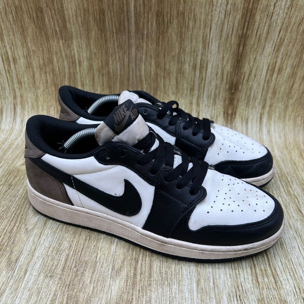 Nike Air Jordan 1 Retro Low OG Mocha Kid's Size 7Y Black White CZ0858-102